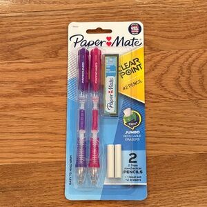 Paper Mate Clearpoint Mechanical Pencils - Purple and Pink